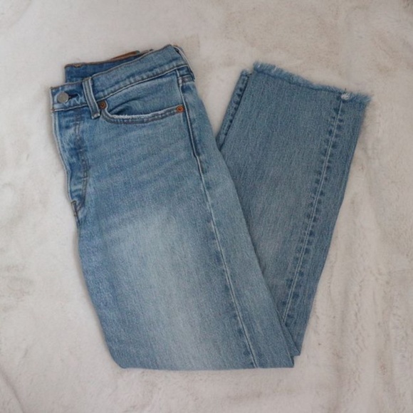 Levi's Blue Straight Jeans - Picture 1 of 1